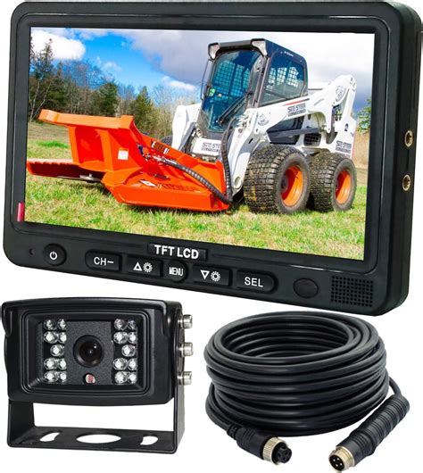 backup camera for skid steer youtube|bobcat skid steer backup camera.